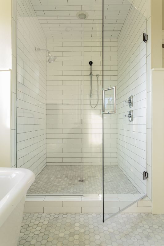Spacious Shower Enclosure